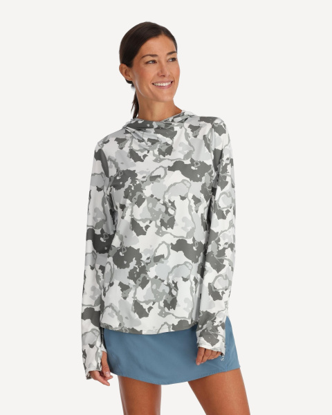 ТермоХуди Simms Women's SolarFlex Hoody (Женский; S; Regiment Camo Cinder)